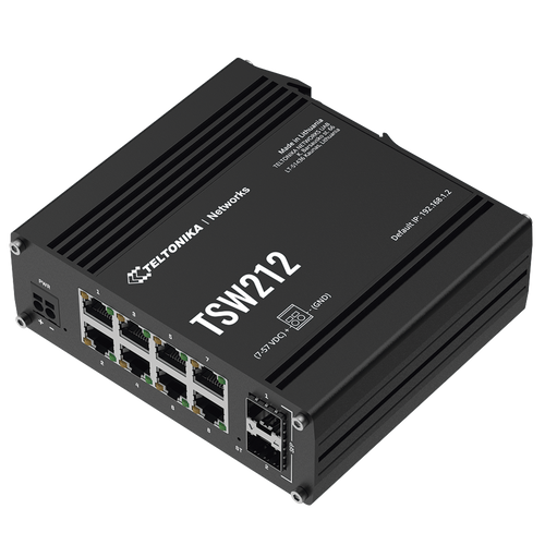 Switch Industrial Administrable L2, 8 puertos GE + 2 SFP, Soporta Profinet