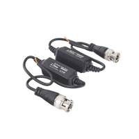 Kit de Transceptores (Baluns) para EXTERIOR TurboHD Hasta 4K HD-TVI / HD-CVI / AHD / CVBS / COAXITRON / AUDIO POR COAXITRON  / Menu OSD / CONECTORES 100% COBRE / Con Cable RF Blindado. Distancia de hasta 200 m en 4K. Calidad PREMIUM