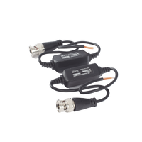 Kit de Transceptores (Baluns) para EXTERIOR TurboHD Hasta 4K HD-TVI / HD-CVI / AHD / CVBS / COAXITRON / AUDIO POR COAXITRON  / Menu OSD / CONECTORES 100% COBRE / Con Cable RF Blindado. Distancia de hasta 200 m en 4K. Calidad PREMIUM