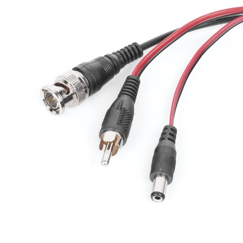 Kit de transceptores activos, envía alimentación 12V/24Vcc/AC, video y audio a una distancia de hasta 150 m en 4K para aplicaciones de video por UTP Cat 5e / 6 en alta definición.