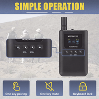 Kit para guía turístico de 1 transmisor y 10 receptores