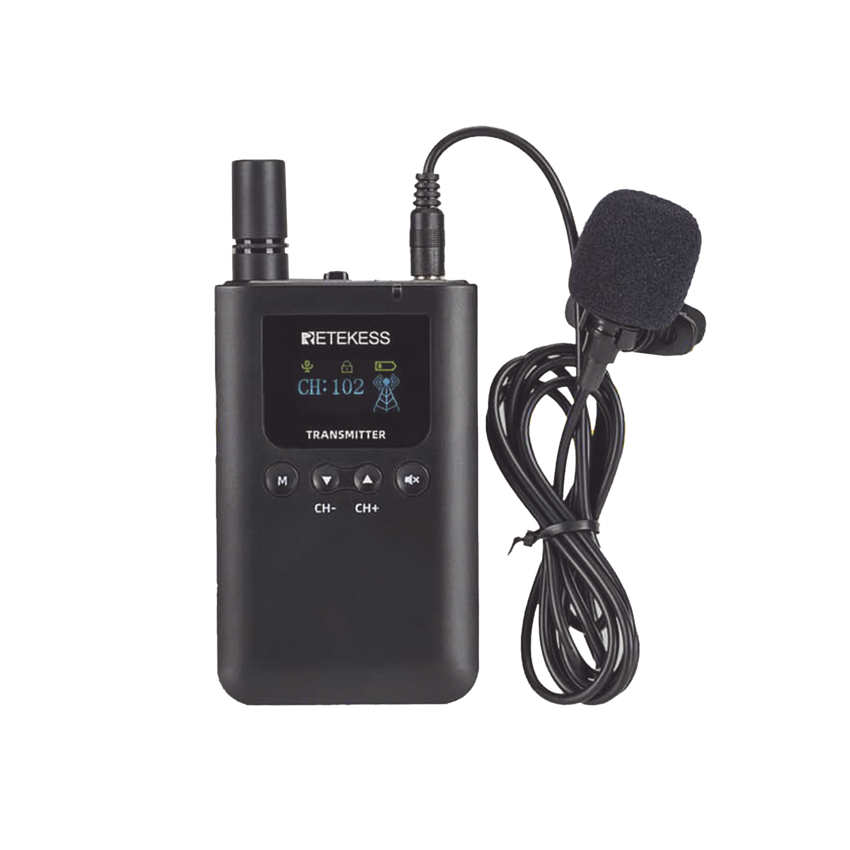 Kit para guia turistico de 1 transmisor y 10 receptores