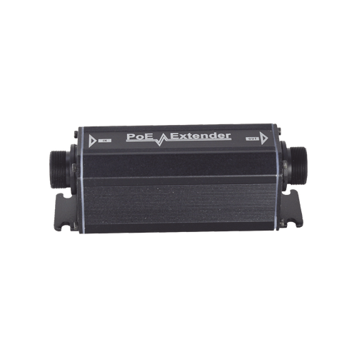 Extensor PoE / 100 Metros / Intemperie (IP66) /  60 Watts / 1 Puerto de Entrada  / 1 Puerto de Salida PoE / No requiere alimentación.