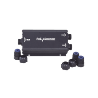 Extensor PoE/ 100 Metros / Intemperie (IP66) / 60 Watts / 1 puerto @ 2 salidas a 30 W  / No requiere fuente de alimentación adicional