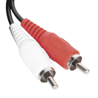 Cable RCA Macho a Macho de 1 Metro (3.28 Pies) de Longitud, para Aplicaciones de Audio y Video Optimizado para HD