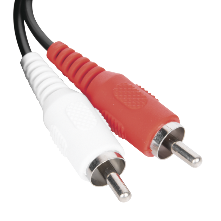 Cable RCA Macho a Macho de 1 Metro (3.28 Pies) de Longitud, para Aplicaciones de Audio y Video Optimizado para HD