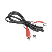 Cable RCA Macho a Macho de 1 Metro (3.28 Pies) de Longitud, para Aplicaciones de Audio y Video Optimizado para HD