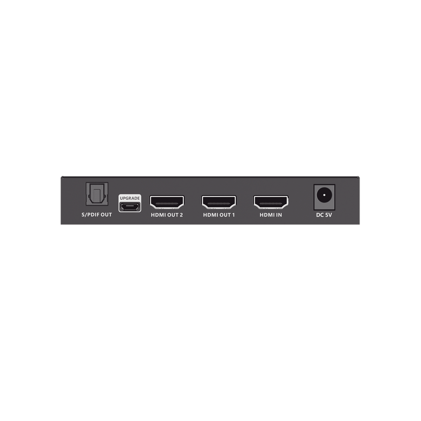 Splitter HDMI 1x2 | Velocidad de trasmisión 48 Gbps| Resolución 8k | Salida de audio| HDCP 2.3