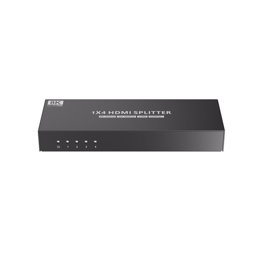 Splitter HDMI 1X4 | Velocidad de trasmisión 48 Gbps| Resolución 8K | Salida de audio| HDCP 2.3