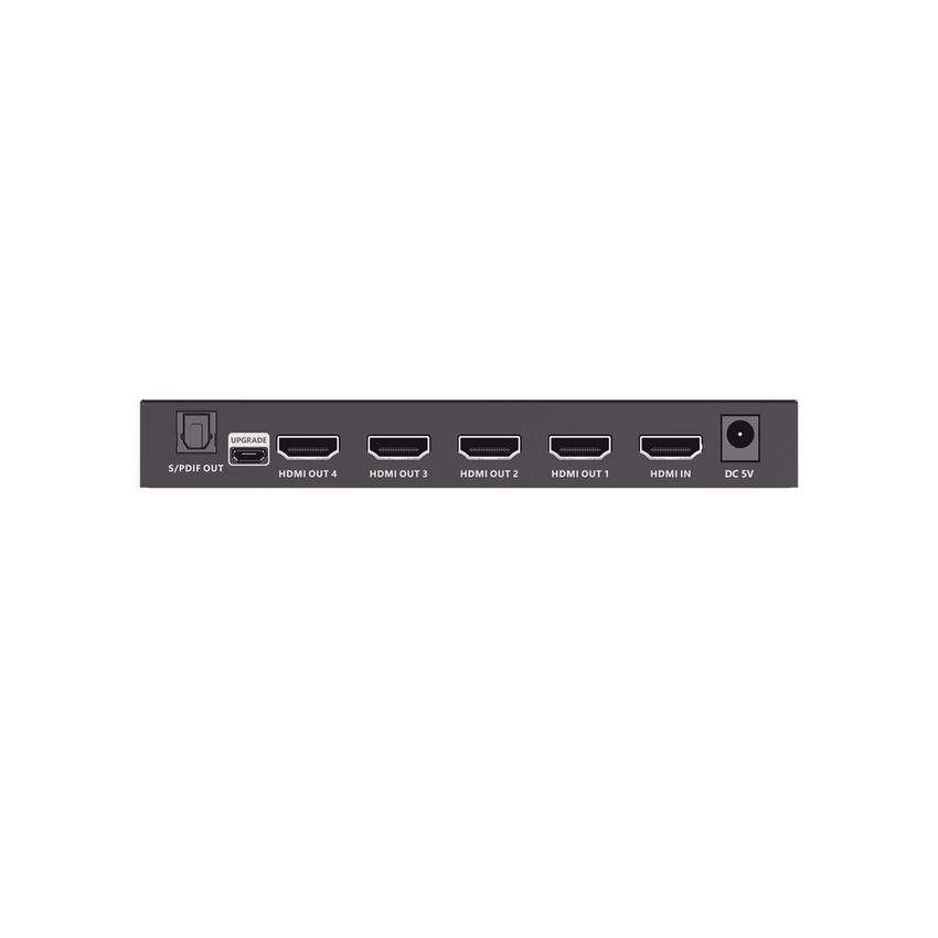 Splitter HDMI 1X4 | Velocidad de trasmisión 48 Gbps| Resolución 8K | Salida de audio| HDCP 2.3