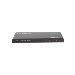 Splitter HDMI 4K de 1 Entrada a 8 Salidas (Simultaneas) | Soporta 4K×2K | Ajuste de resoluciones EDID | HDR | HDMI 2.0 |  HDCP 2.2 | Permite mezclar pantallas en 4K y 1080P