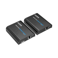 Kit extensor KVM (HDMI y USB) hasta 120 metros | Resolución 1080P @ 60 Hz | Soporta STP y UTP CAT6 | Soporta Switch Gigabit para control KVM múltiple | Soporta hasta 253 receptores | Transmite el Video y Controla tu DVR vía USB