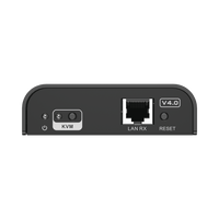 Receptor Compatible para Kits TT373KVM4.0 | Resolución 1080P @ 60 Hz | Soporta STP y UTP CAT6 | Control IR | Compatible con Switch Gigabit para control KVM múltiple.
