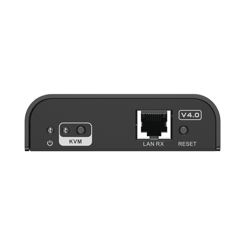 Receptor Compatible para Kits TT373KVM4.0 | Resolución 1080P @ 60 Hz | Soporta STP y UTP CAT6 | Control IR | Compatible con Switch Gigabit para control KVM múltiple.