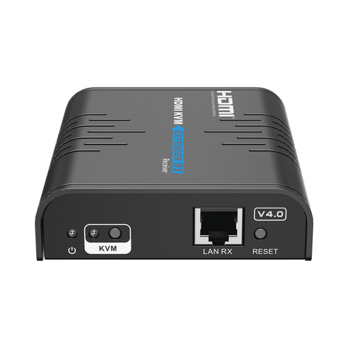 Receptor Compatible para Kits TT373KVM4.0 | Resolución 1080P @ 60 Hz | Soporta STP y UTP CAT6 | Control IR | Compatible con Switch Gigabit para control KVM múltiple.