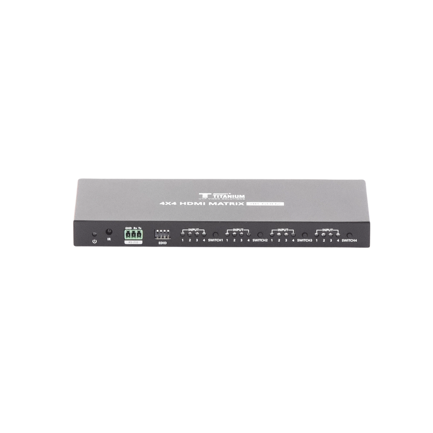 Matricial 4x4 HDMI | 4K@60Hz | Soporta HDR10 | Configuración EDID | Múltiples Modos de Conmutación