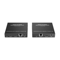 Kit Extensor HDMI para distancias de 120 metros | Soporta resolución 4K @60Hz | Cat 6, 6a y 7 | Salida Loop en el Tx para visualización local | Soporta control remoto del equi