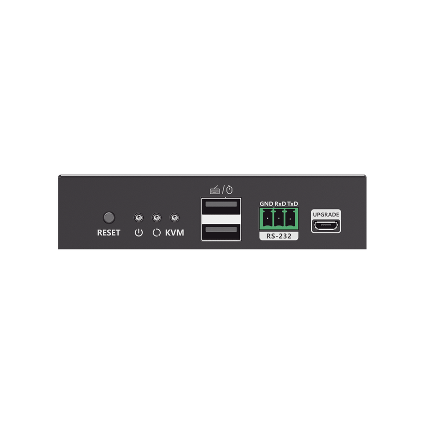 Kit Extensor KVM (HDMI y USB) hasta 120 metros | Transmite el Video y Controla tu DVR vía USB a distancia | Soporta resolución 4K @60Hz | Cat 6, 6a y 7 | Salida Loop en el Tx para visualización local