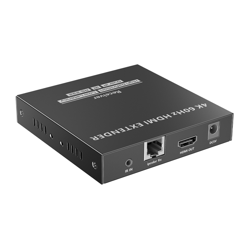 Receptor Compatible para Kit TT582 | 4K @60Hz | Cat 6, 6a y 7 |  hasta 120 metros |