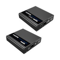 Kit Extensor HDMI hasta 700 metros con Conexión en Cascada / 4K @ 60 Hz/ 70 metros PTP con Cat 6, 6a y 7 / IPCOLOR / CERO LATENCIA / SIN COMPRIMIR / Salida Loop / IR bidireccional / Puerto S/PDIF / Soporta ARC / Soporta 10 TT-676-Rx.