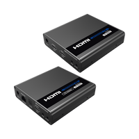 Kit Extensor HDMI hasta 700 metros con Conexión en Cascada / 4K @ 60 Hz/ 70 metros PTP con Cat 6, 6a y 7 / IPCOLOR / CERO LATENCIA / SIN COMPRIMIR / Salida Loop / IR bidireccional / Puerto S/PDIF / Soporta ARC / Soporta 10 TT-676-Rx.