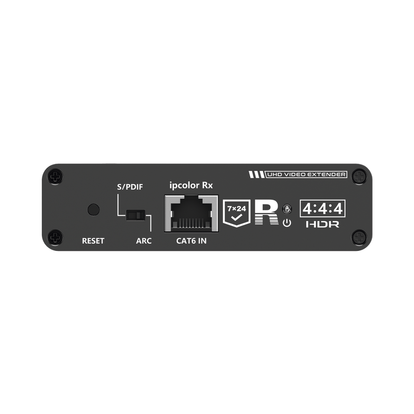 Receptor Compatible para Kits TT- 676 / 4K@60Hz con IR / Distancia de 70 Metros / Conexión en Cascada de hasta 10 Receptores con TT676.