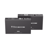 Kit Extensor MATRICIAL HDMI para distancias de 120 metros | Resolución 4K @ 30Hz | Cat6 | Soporta 100 TX de entrada e Ilimitados RX en la salida | Control por PC, Control Remoto y Botón | Compatible con Switch IGMP.