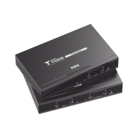 Kit Extensor MATRICIAL HDMI para distancias de 120 metros | Resolución 4K @ 30Hz | Cat6 | Soporta 100 TX de entrada e Ilimitados RX en la salida | Control por PC, Control Remoto y Botón | Compatible con Switch IGMP.
