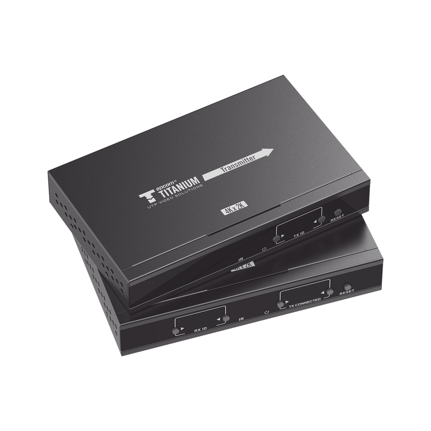 Kit Extensor MATRICIAL HDMI para distancias de 120 metros | Resolución 4K @ 30Hz | Cat6 | Soporta 100 TX de entrada e Ilimitados RX en la salida | Control por PC, Control Remoto y Botón | Compatible con Switch IGMP.