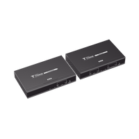 Kit Extensor MATRICIAL HDMI para distancias de 120 metros | Resolución 4K @ 30Hz | Cat6 | Soporta 100 TX de entrada e Ilimitados RX en la salida | Control por PC, Control Remoto y Botón | Compatible con Switch IGMP.