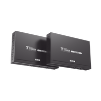 Kit Extensor MATRICIAL HDMI para distancias de 120 metros | Resolución 4K @ 30Hz | Cat6 | Soporta 100 TX de entrada e Ilimitados RX en la salida | Control por PC, Control Remoto y Botón | Compatible con Switch IGMP.