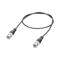 Cable Coaxial Armado con Conector BNC (Video) / Longitud de 1.5 Metros (4.92 Pies) / Optimizado para C�maras 4K / Uso en Interior