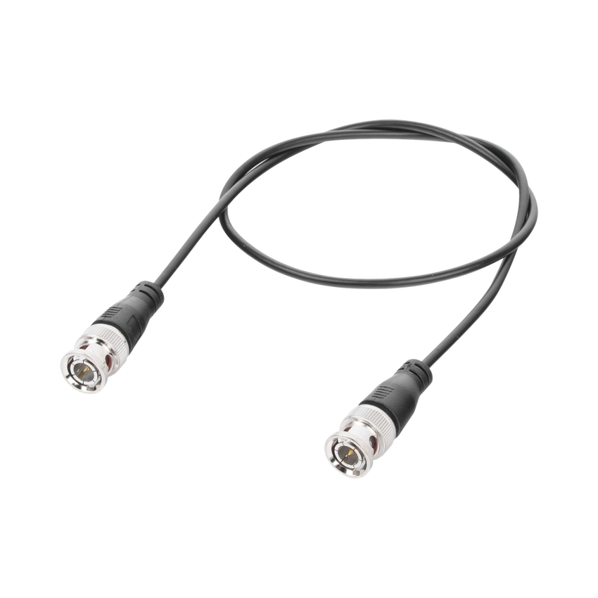 Cable Coaxial Armado con Conector BNC (Video) / Longitud de 2.2 Metros (7.22 Pies) / Optimizado para C�maras 4K / Uso en Interior
