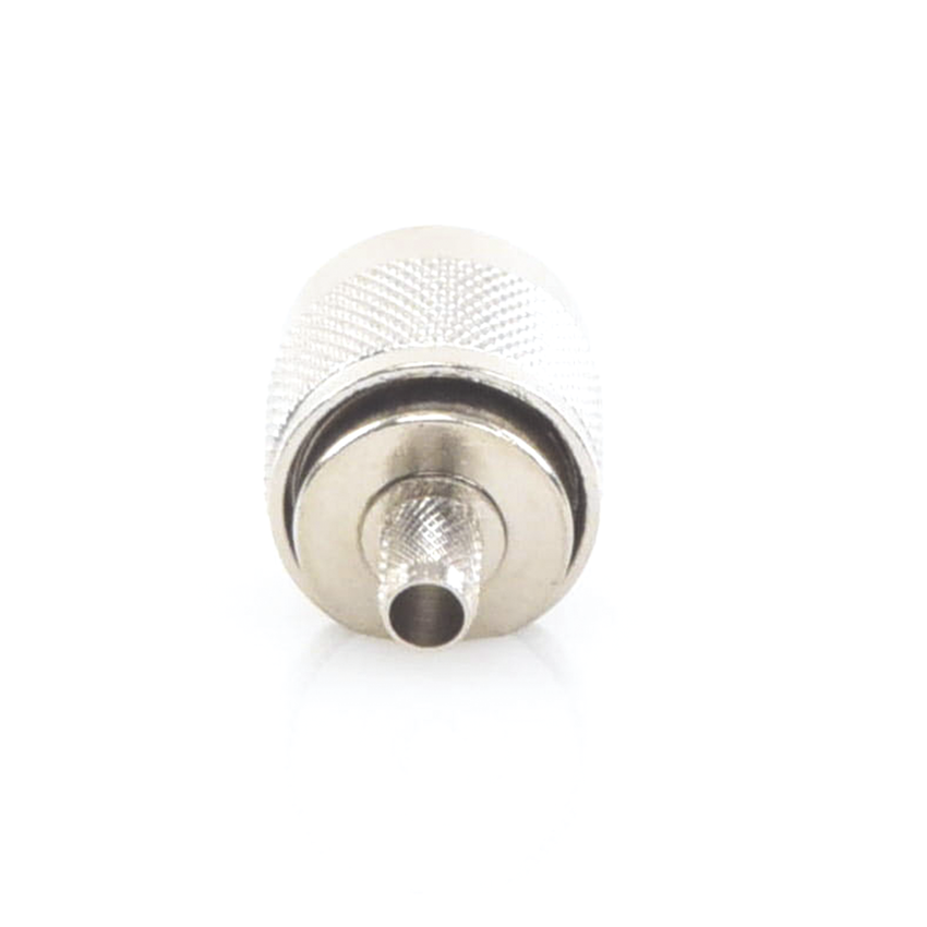 Conector N Macho para 75 Ohm de Anillo Plegable para Cable RG-59, Niquel/Oro/Tefl�n