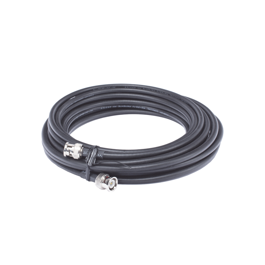 Jumper de 8 Metros (26.25 Pies) con Conectores BNC Macho a BNC Macho con Cable RG59.