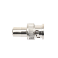 Adaptador en L�nea para 75 Ohm, de Conector BNC Macho a RCA Hembra en Aplicaciones de Audio-Video para C�maras, Monitores y DVR's.