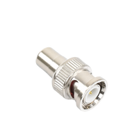 Adaptador en L�nea para 75 Ohm, de Conector BNC Macho a RCA Hembra en Aplicaciones de Audio-Video para C�maras, Monitores y DVR's.