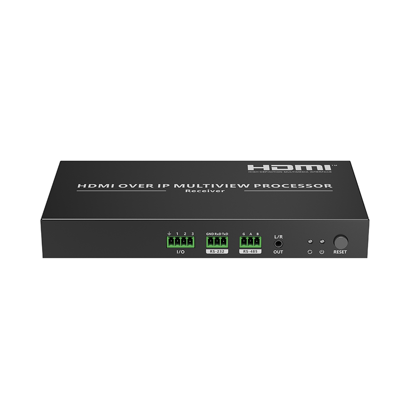 Receptor 4K60Hz sobre IP con multivisor