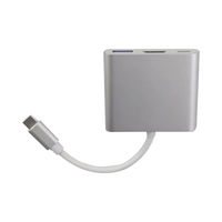 Adaptador Multipuerto USB-C 3.1 A HDMI 4K / USB 3.0 / USB – C /  Alta Velocidad de Transmisión de Datos / Admite Carga Rápida (PD) en el Puerto USB – C