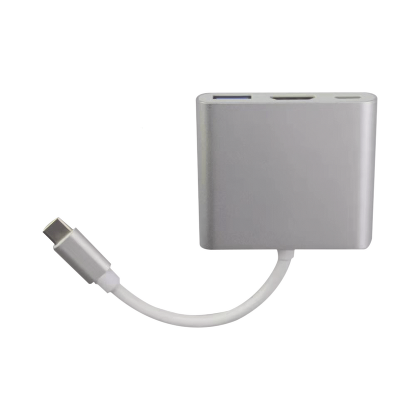 Adaptador Multipuerto USB-C 3.1 A HDMI 4K / USB 3.0 / USB – C /  Alta Velocidad de Transmisión de Datos / Admite Carga Rápida (PD) en el Puerto USB – C
