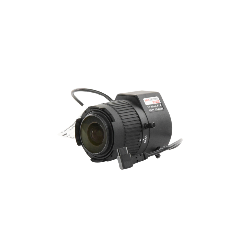 Lente Varifocal 2.7 A 13 mm / Resolución 6 Megapixel / Iris Automático / Formato 1/2.7" / Compatible con Cámaras HIKVISION