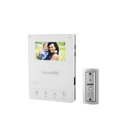 Kit de Videoportero / Frente de Calle Antivandalismo / Cámara 900TVL para Baja Iluminación / Pantalla Alta Resolución / Control
