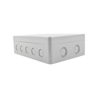 Gabinete Plástico para Exterior (IP65) de 180 x 125 x 57 mm Cierre por Tornillos.