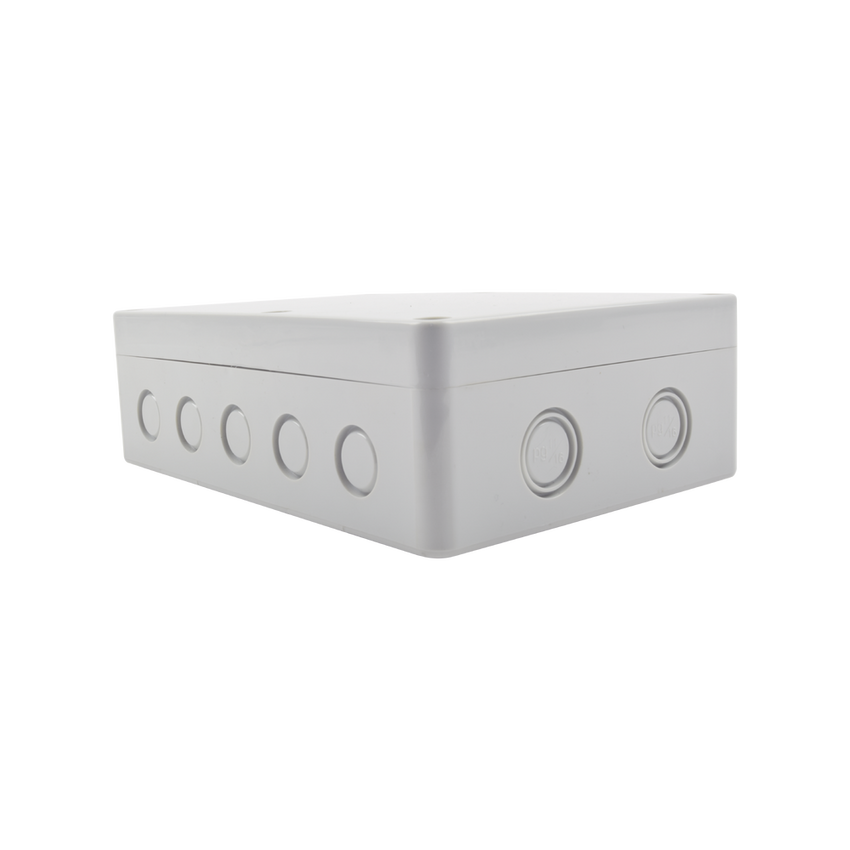 Gabinete Plástico para Exterior (IP65) de 180 x 125 x 57 mm Cierre por Tornillos.