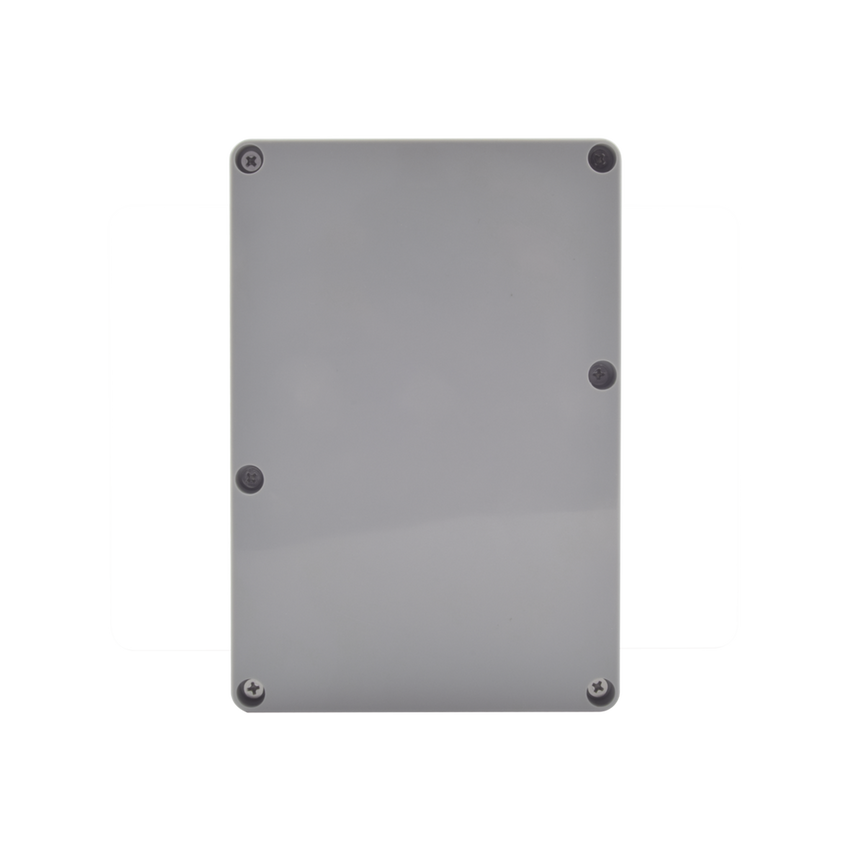 Gabinete Plástico para Exterior (IP65) de 180 x 125 x 57 mm Cierre por Tornillos.