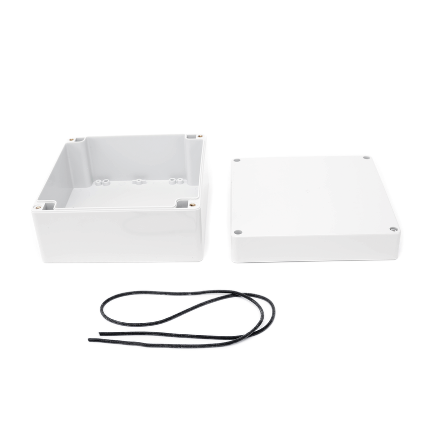 Gabinete Plástico para Exterior (IP65) de 160 x 160 x 90 mm Cierre por Tornillos.