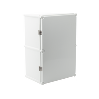 Gabinete Plástico para Exterior (IP65) de 560 X 380 x 265 mm Cierre por broche.
