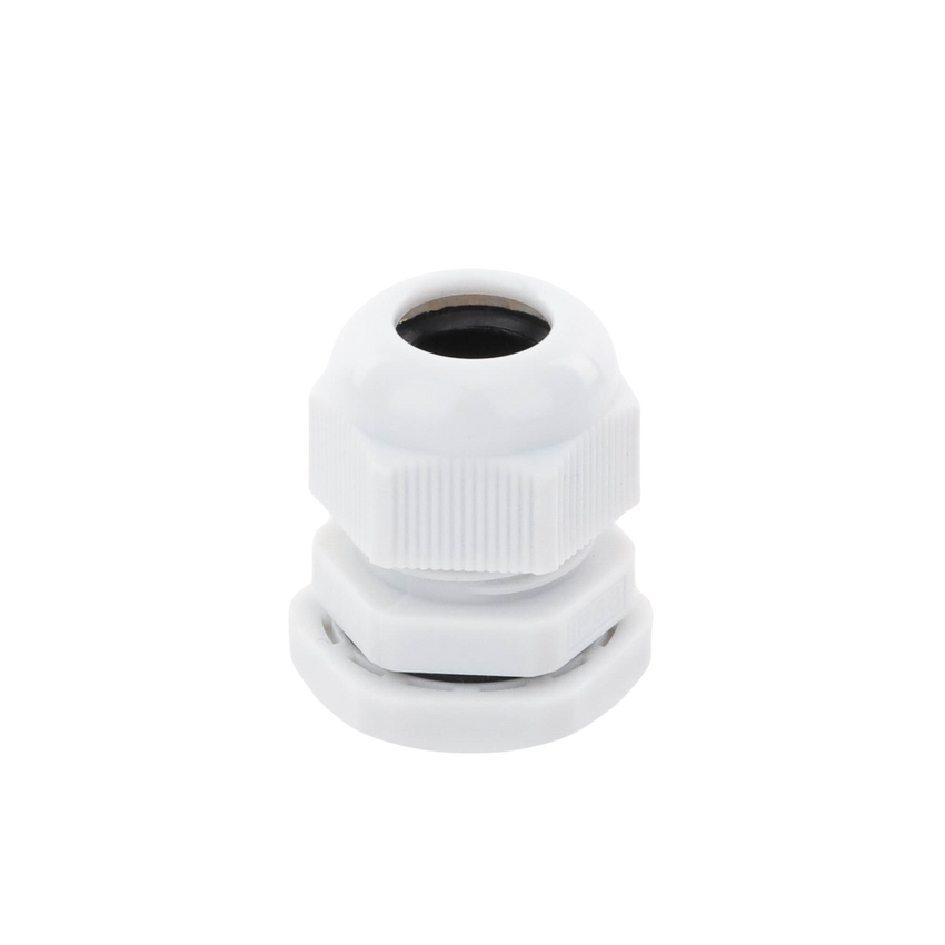 Conector Plástico Tipo Glándula para Cable de 6 a 12 mm de Diámetro.