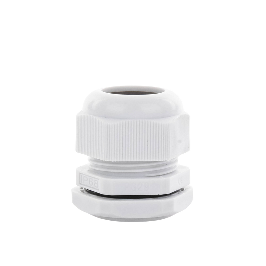 Conector Plástico Tipo Glándula para Cable de 18 a 25 mm de Diámetro.