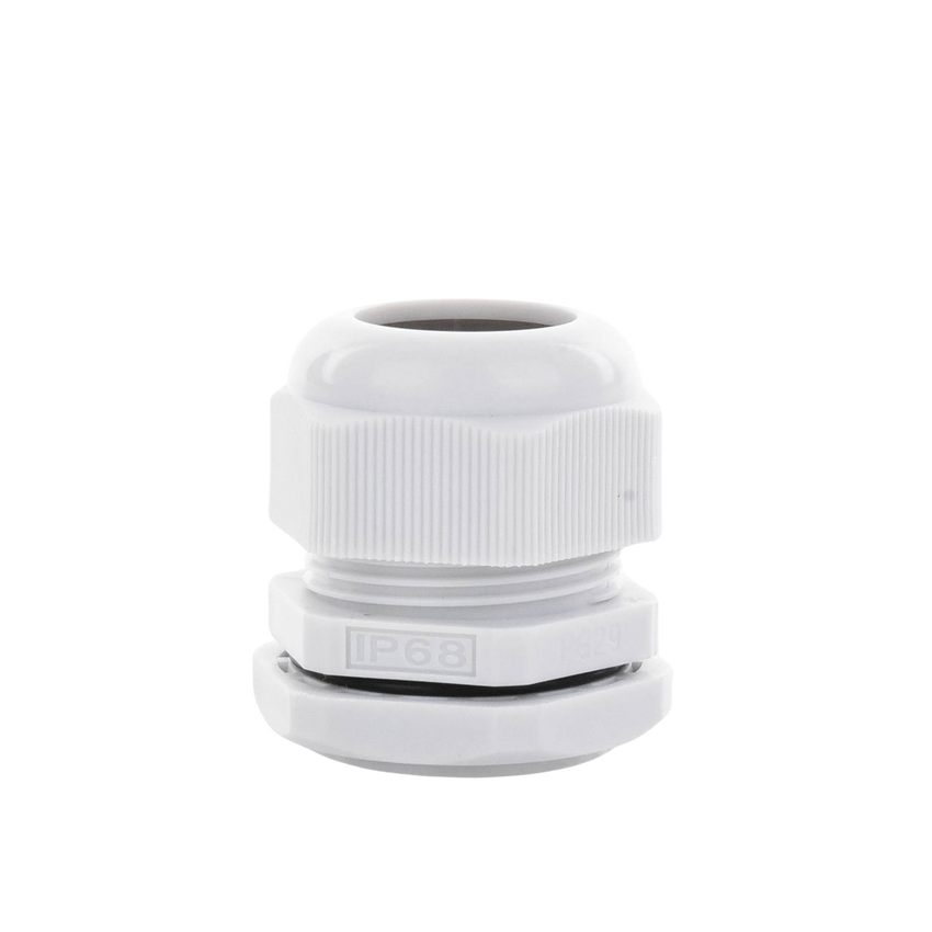 Conector Plástico Tipo Glándula para Cable de 18 a 25 mm de Diámetro.